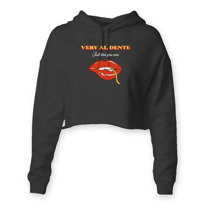 AL DENTE Crop Hoodie