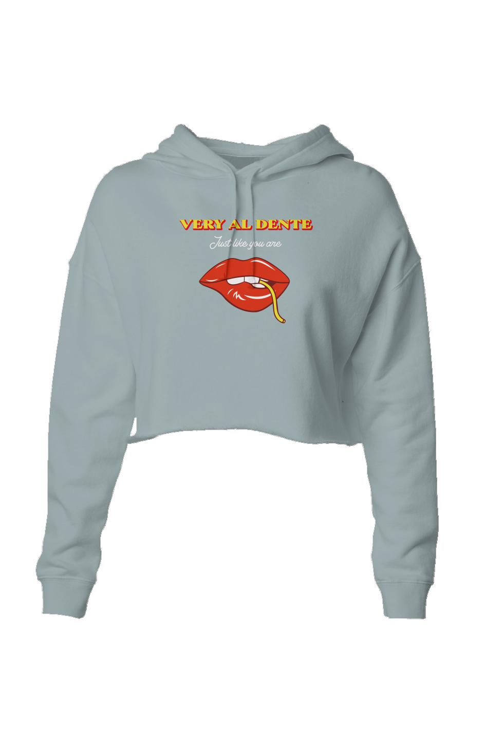 AL DENTE Crop Hoodie