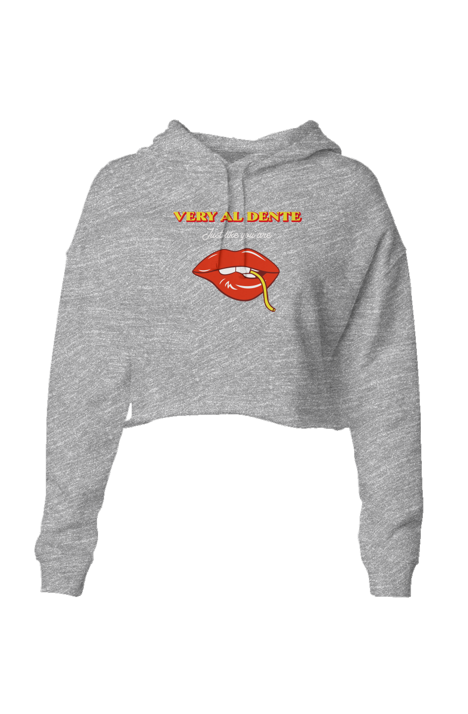 AL DENTE Crop Hoodie