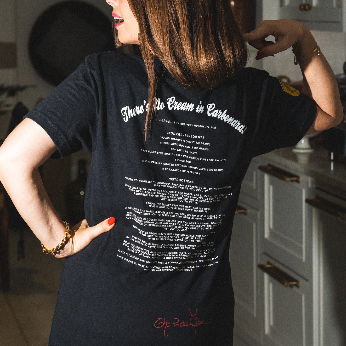 Carbonara Black T-Shirt