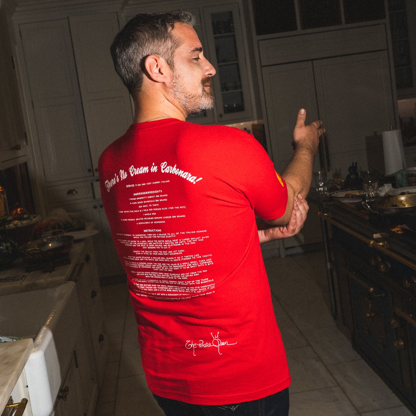 Italian Red Carbonara T-Shirt