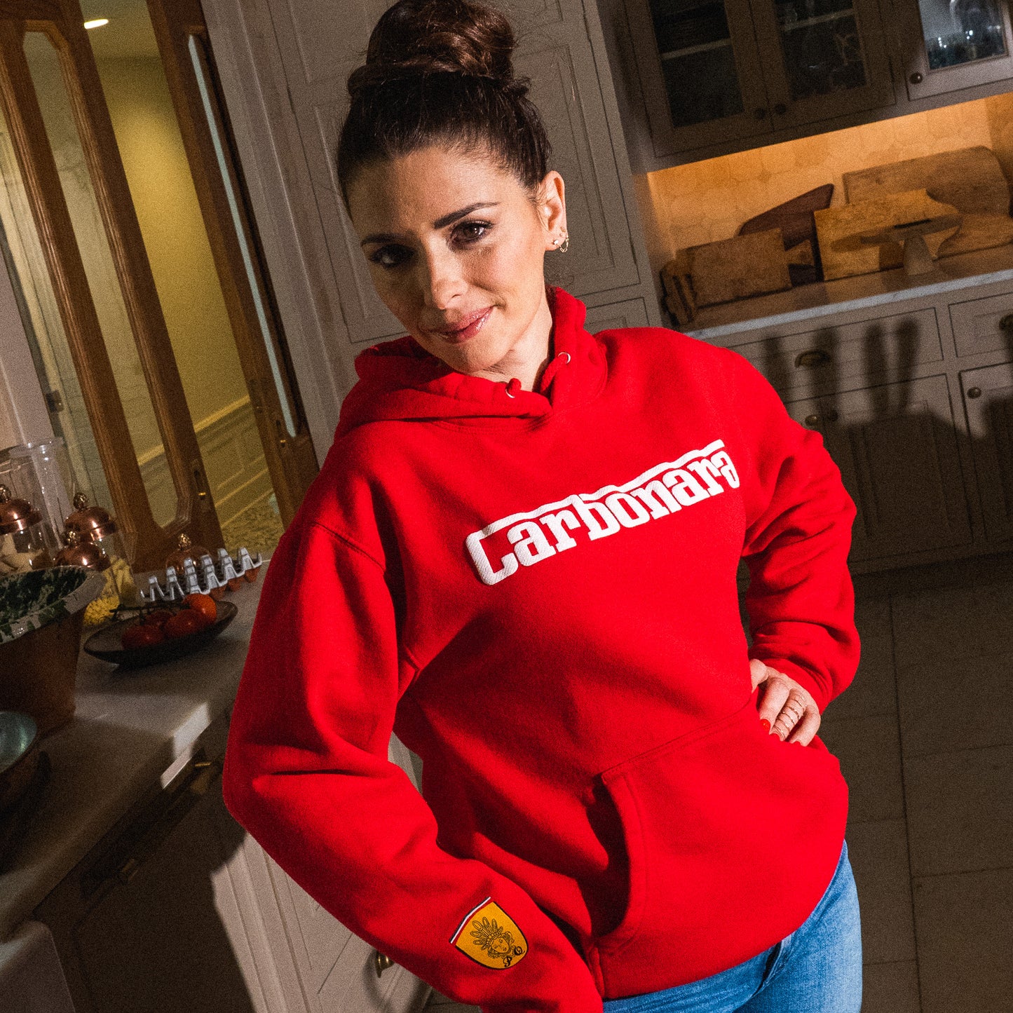 Carbonara Red Hoodie